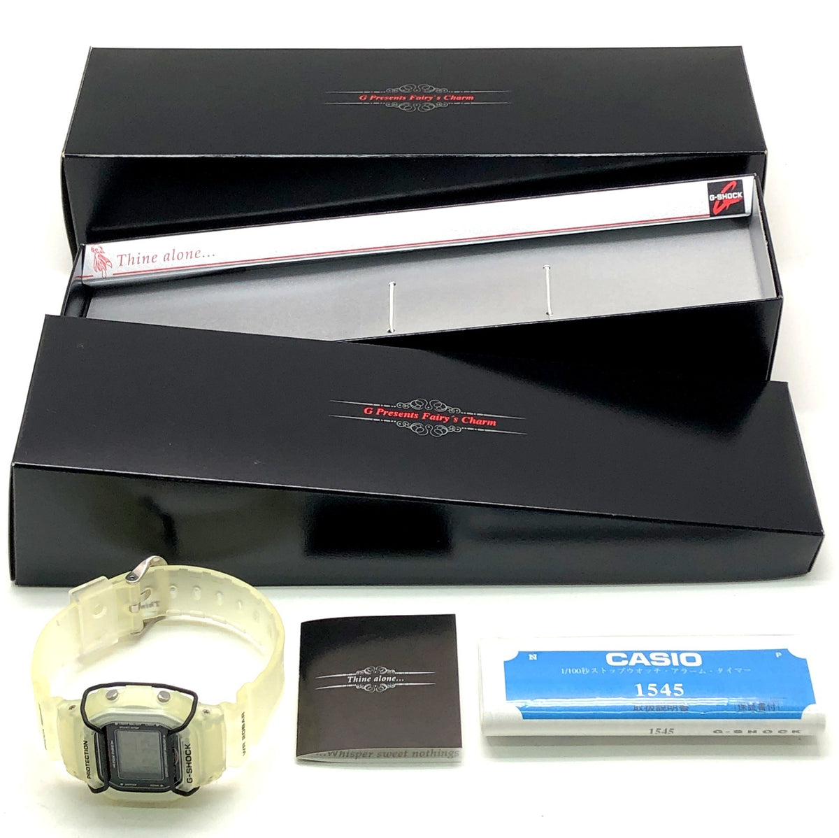 DW-5600VT-7T フェアリーズチャーム ホワイトスケルトン 妖精EL