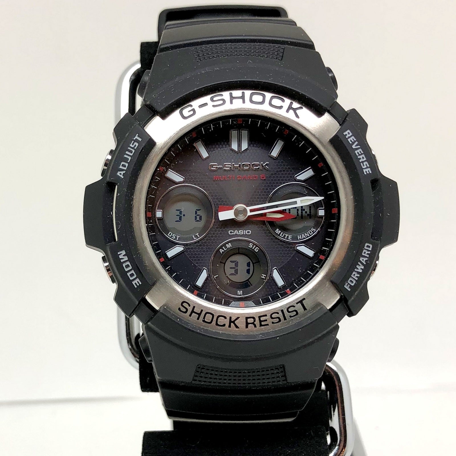 CASIO カシオ G-SHOCK アナデジ AWG-M100-1AJF - 時計