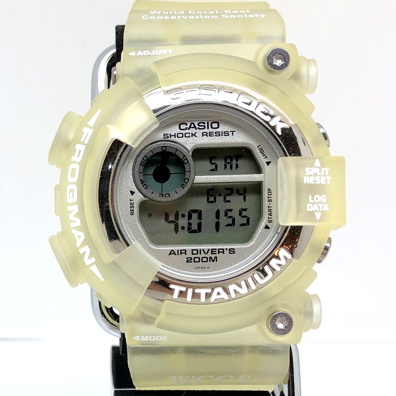 CASIO GSHOCK DW-8201WC-9T ゴールドスケルトン　マンタ腕時計