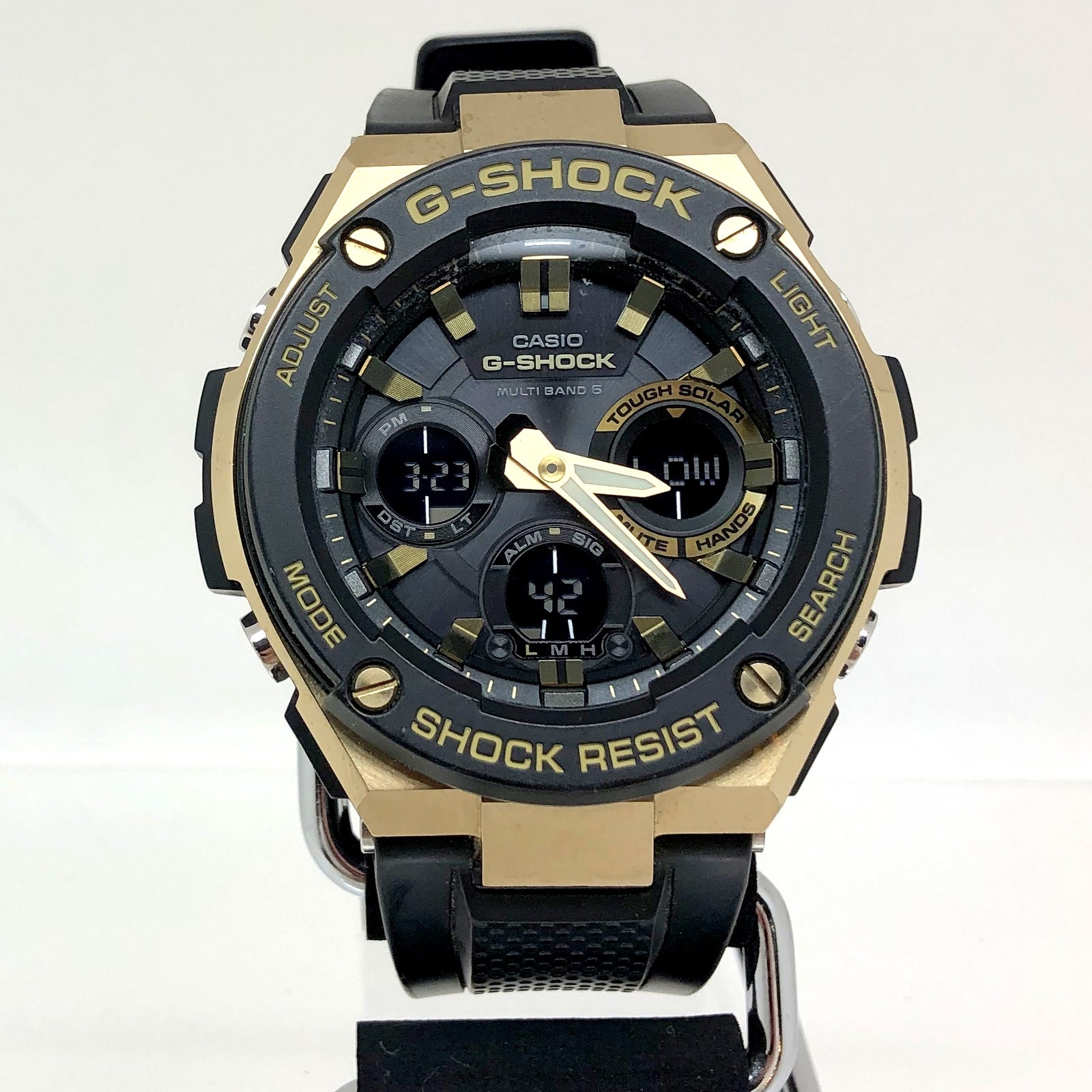 ソーラー腕時計・G-SHOCK/デジアナ/GST-W100-1BJF/ロゴ/トケイ/時計 - 腕時計