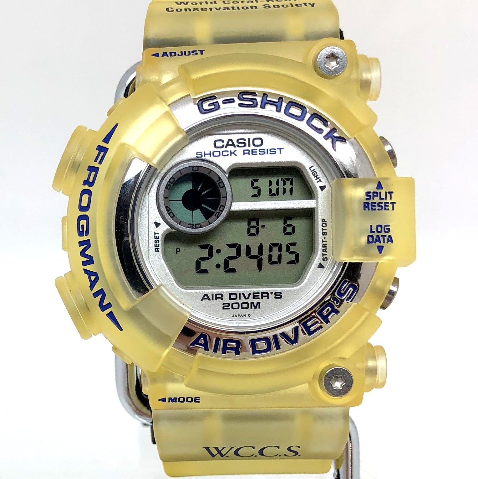 数量は多】 【新品】純正 G-SHOCK DW-8201WC-2T用バンド、ベゼルセット 