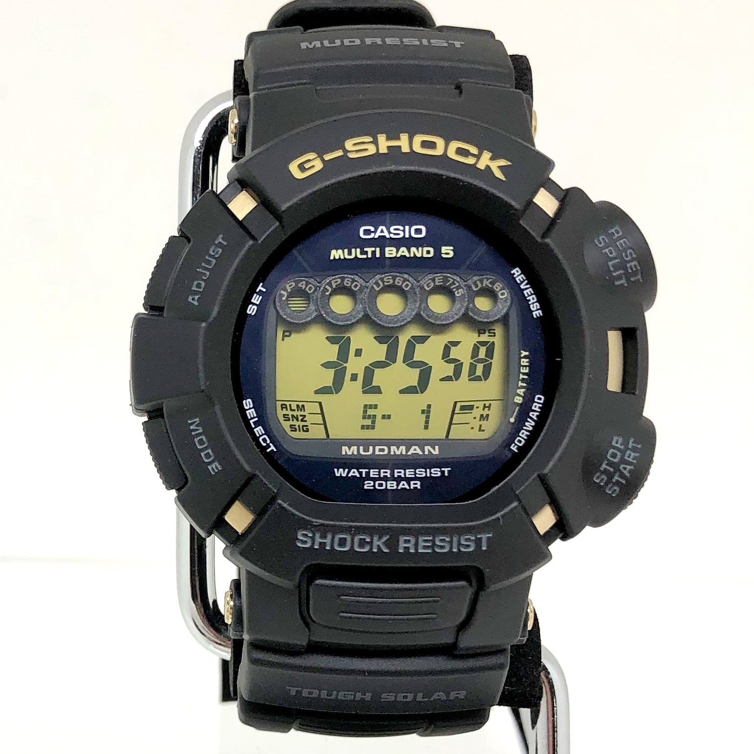 G-SHOCK/GW-9025/限定/電波/ソーラー/ゴールド/マッドマン/箱付-