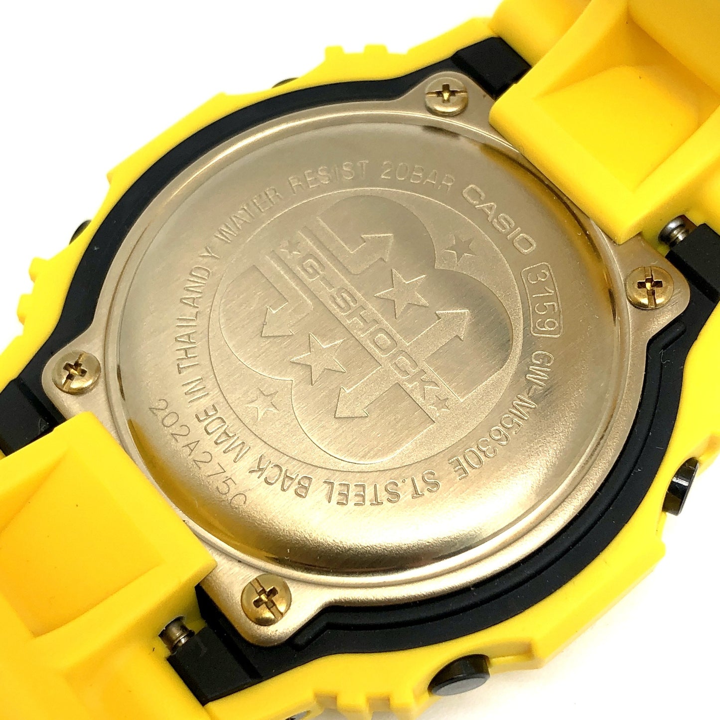 GW-M5630E-9 Gショック30周年記念 ライトニングイエロー