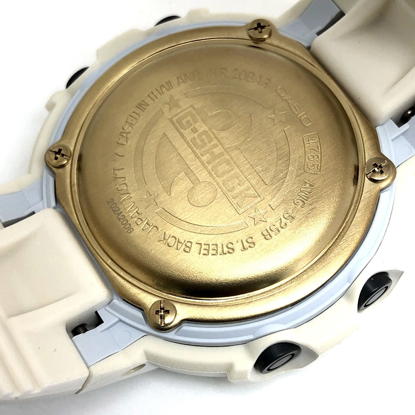 AWG-525B-7A Gショック25周年記念 ライジングホワイト