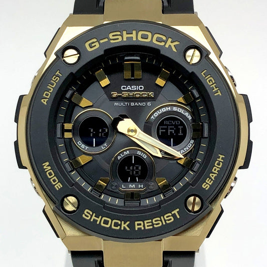 GST-W300G-1A9 G-STEEL BLACK×GOLD