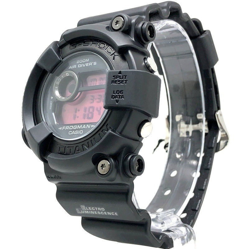 DW-8200BK-1 フロッグマン リアルブラック レッド液晶