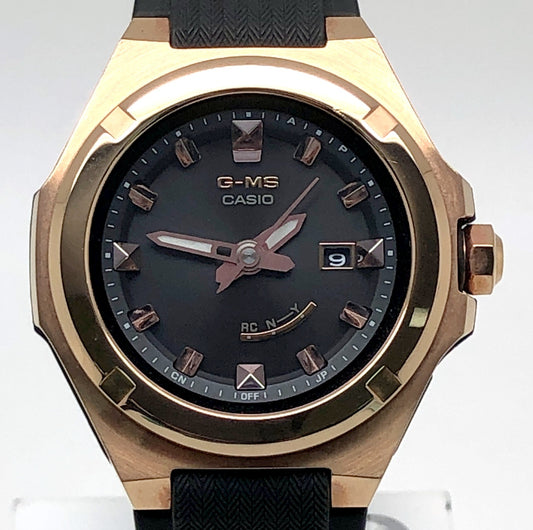 MSG-W300G-1A BABY-G G-MS 電波ソーラー ピンクゴールド×ブラック
