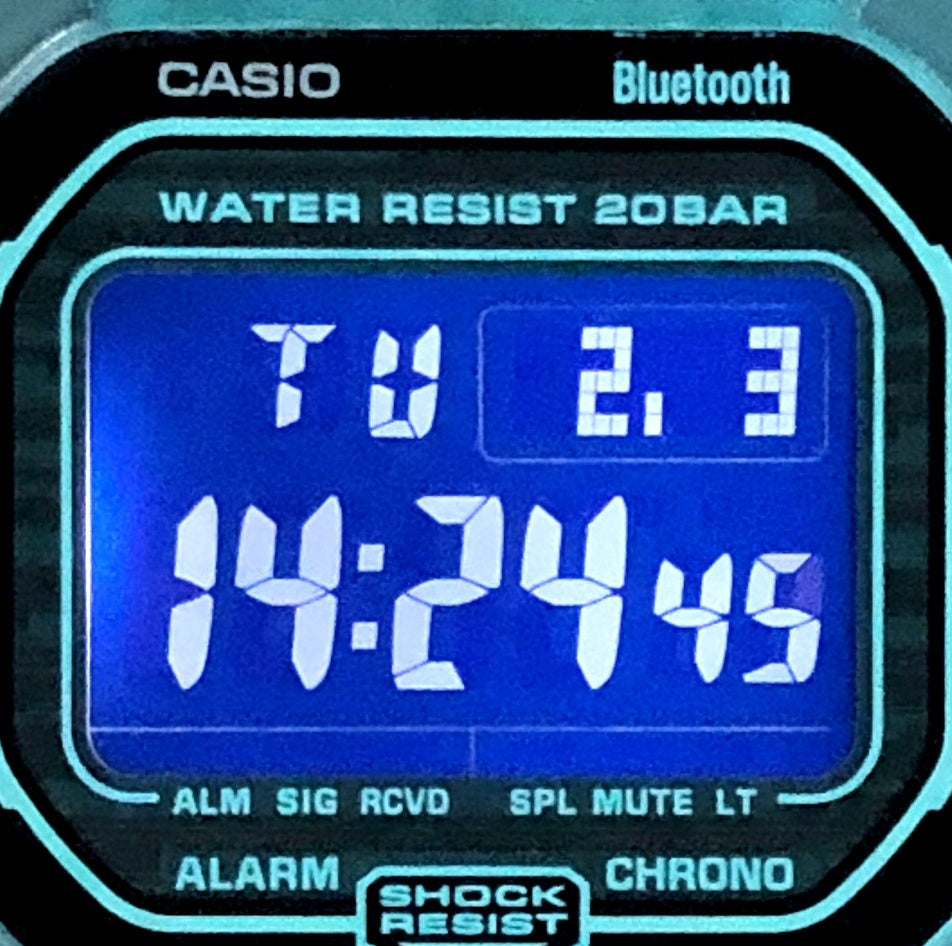 DW-B5600G-2 スケルトンカラー Bluetooth通信機能搭載