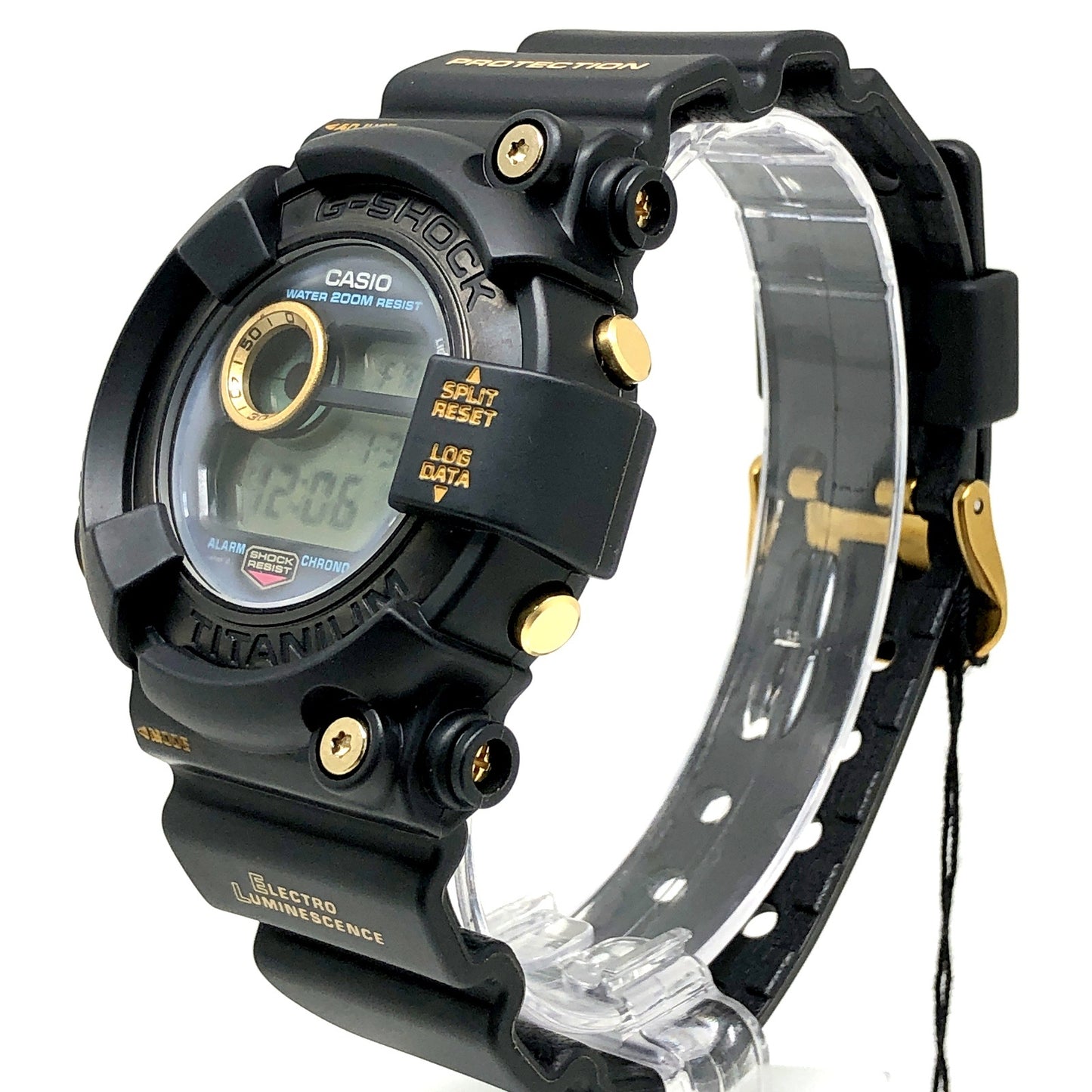 DW-8200B-9A ゴールドチタンフロッグマン 黒金蛙