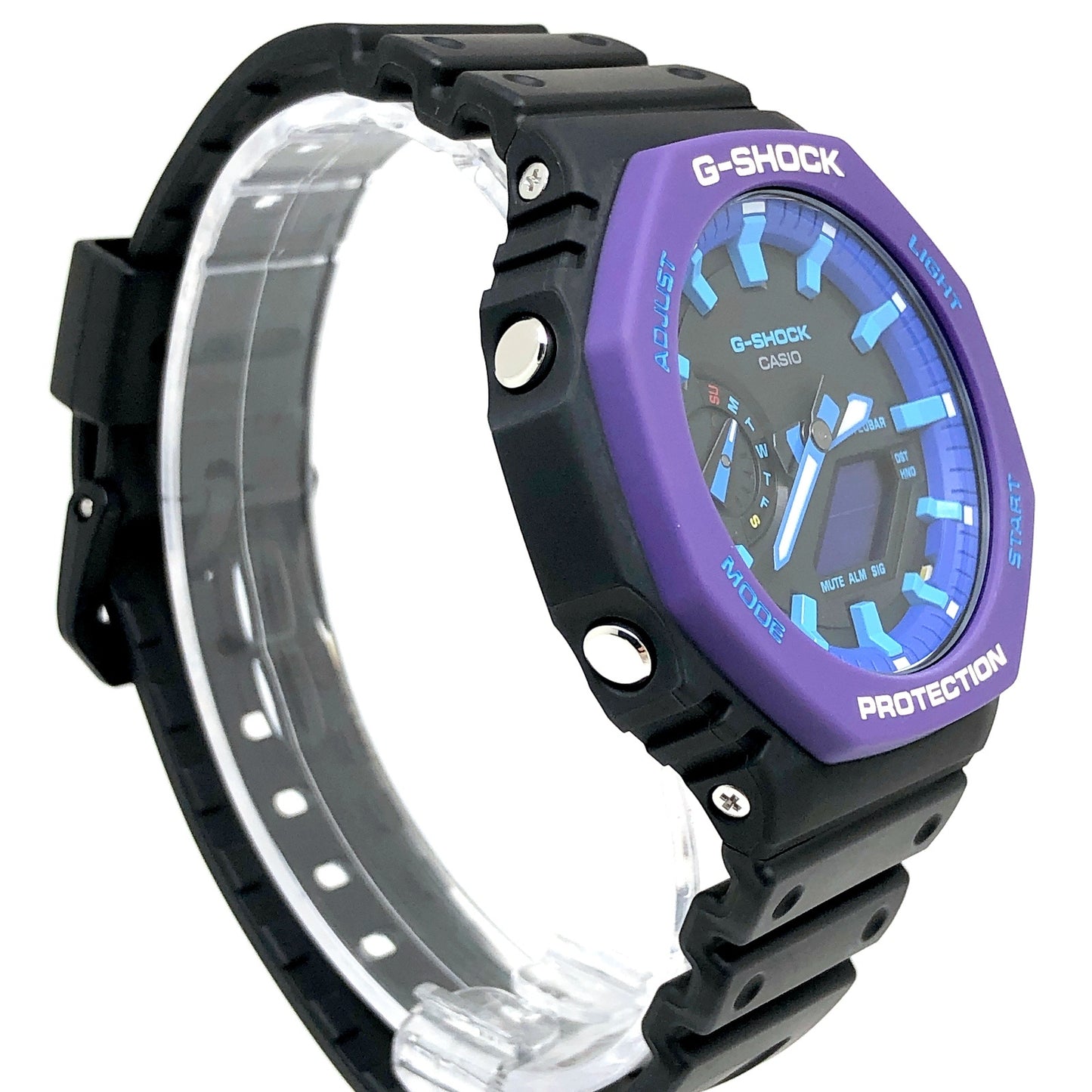 GA-2100THS-1A Throwback 1990s パープル ブラック