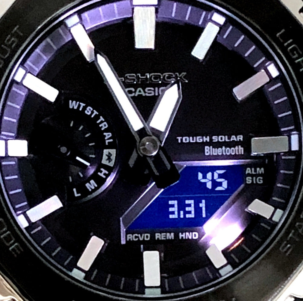 GM-B2100BT-1A フルメタル シルバー ブラックベゼル