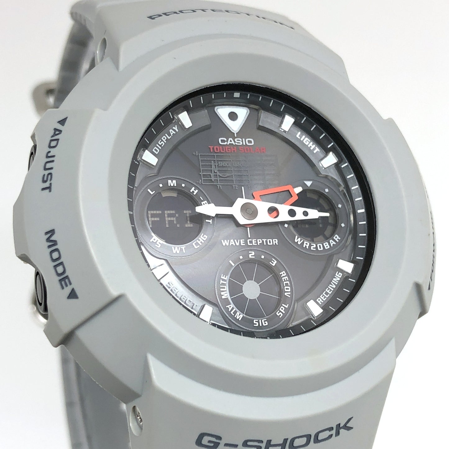 AWG-500BJ-8A 電波ソーラー クールグレー