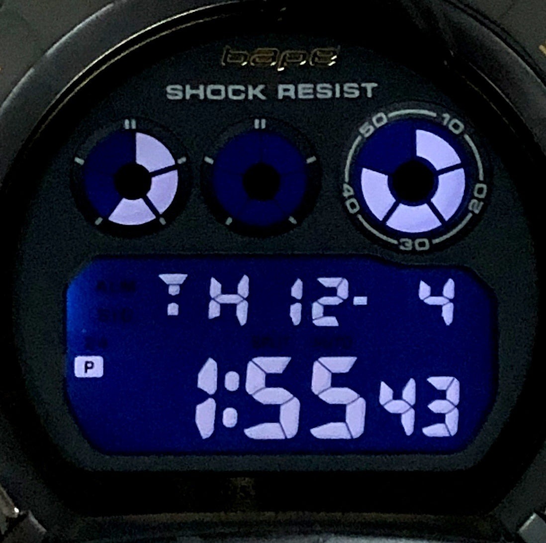 GM-6900BAPE-1 A BATHING APE 30周年記念 コラボレーションモデル