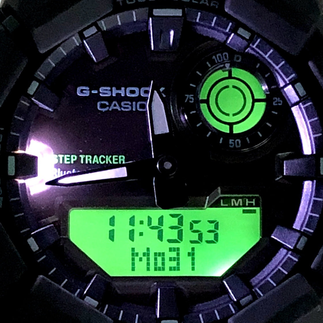 GA-B010BEG-1A ビッグケース Bluetooth 歩数計測機能搭載