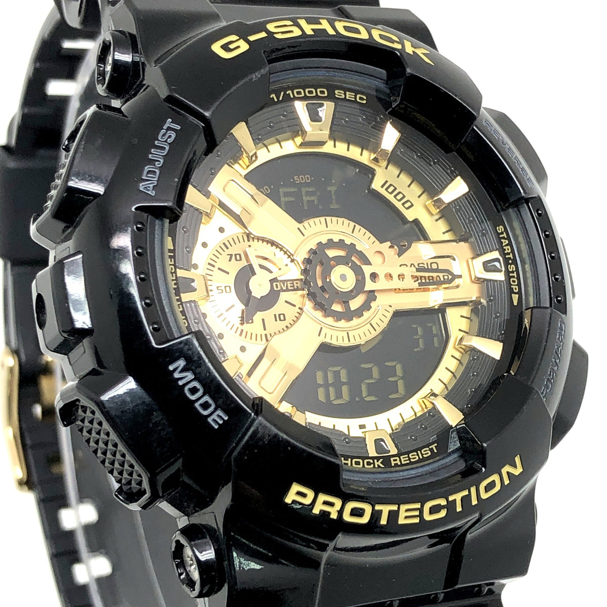 GA-110GB-1A ブラック×ゴールドシリーズ