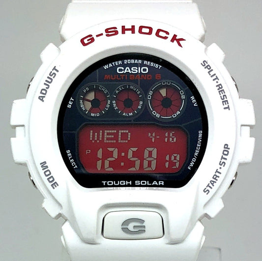 GW-6900F-7 電波ソーラー搭載 赤液晶