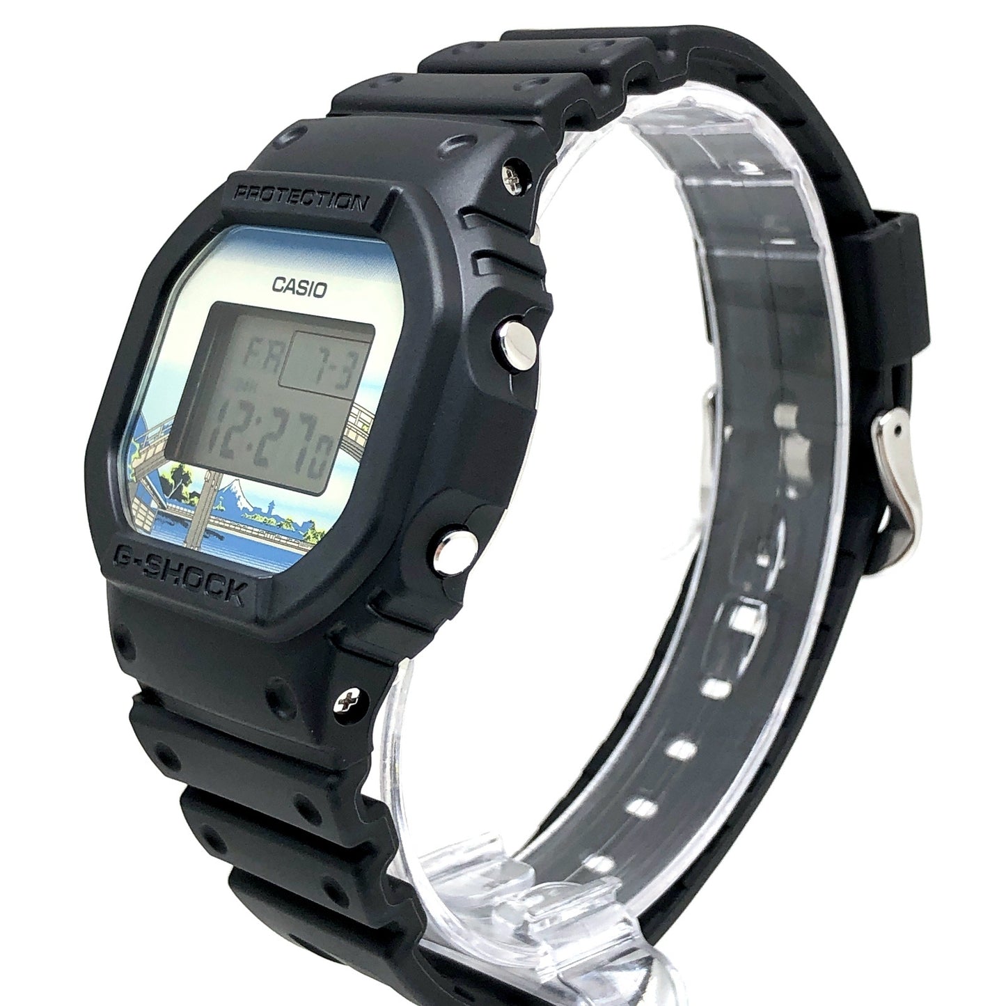 DW-5600KHFM25-1 葛飾北斎 富嶽三十六景 深川万年橋下