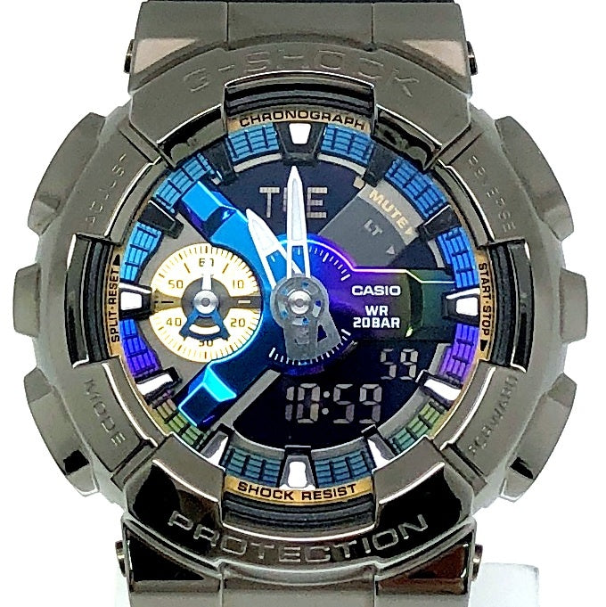 【中古２本】G-SHOCK GD−110 2JFブルー＋7JFホワイト 中古2本】G-SHOCK GD−110 2JFブルー＋7JFホワイト 中古2本】G-