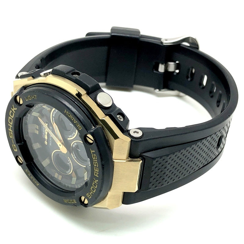 GST-W300G-1A9 G-STEEL ミッドサイズモデル ブラック×ゴールド