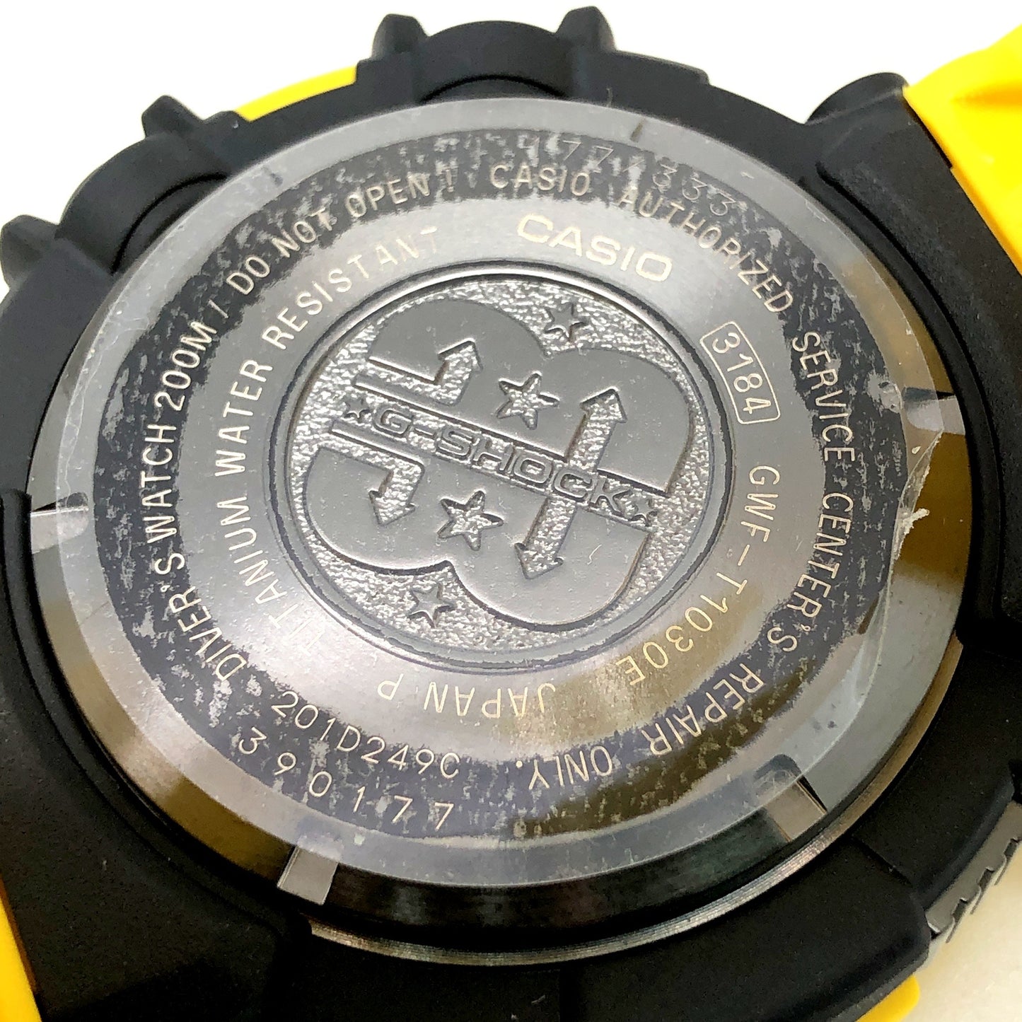 GWF-T1030E-9 Gショック30周年記念 世界333本限定 チタンフロッグマン ライトニングイエロー