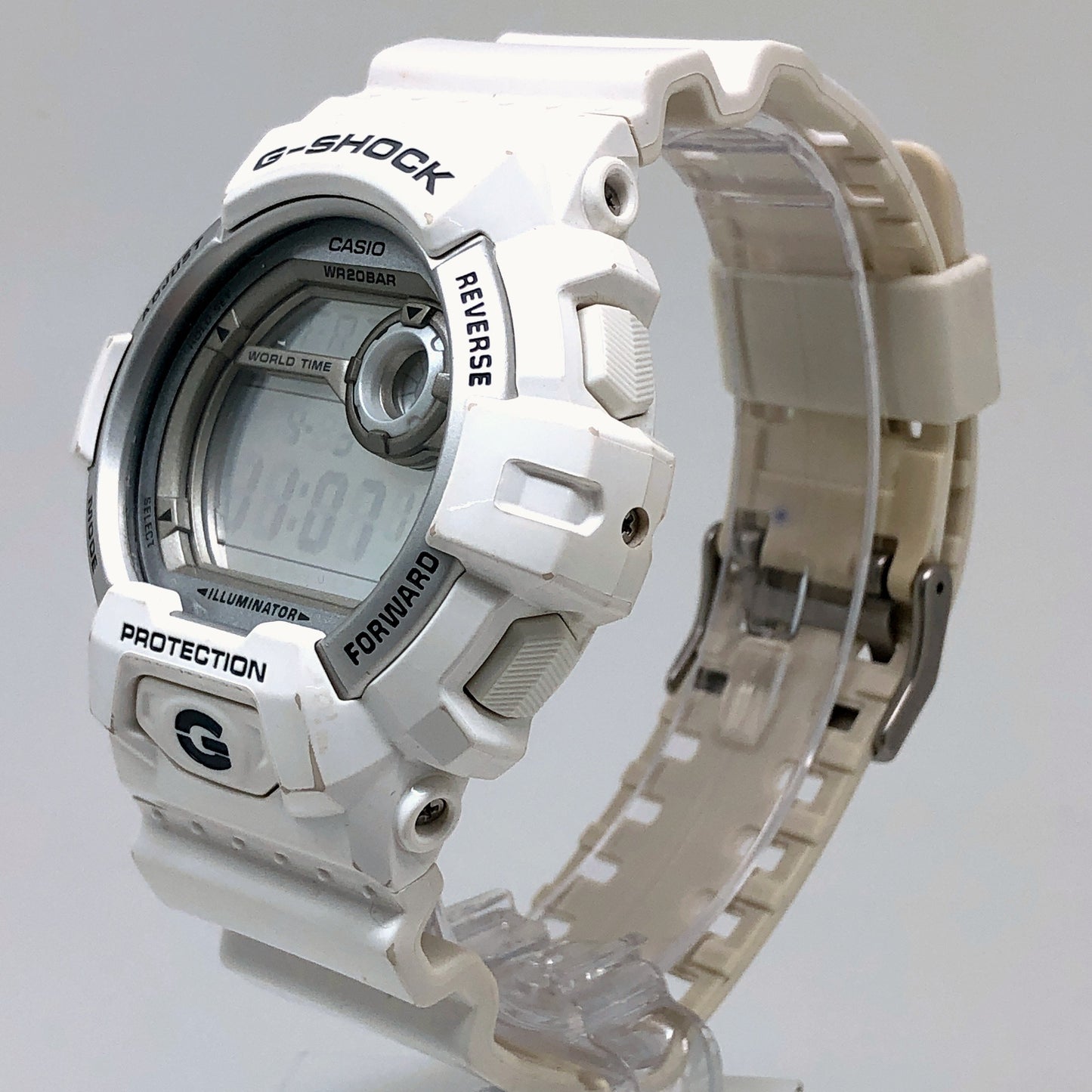 G-8900A-7 ビッグケース 光沢塗装 ホワイト×シルバー