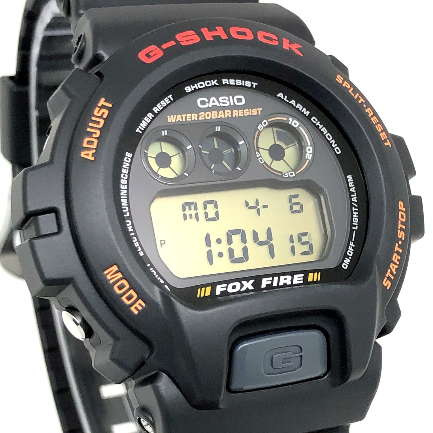 DW-6900B-9 国内版 FOXFIRE ゴールド液晶 ELバックライト