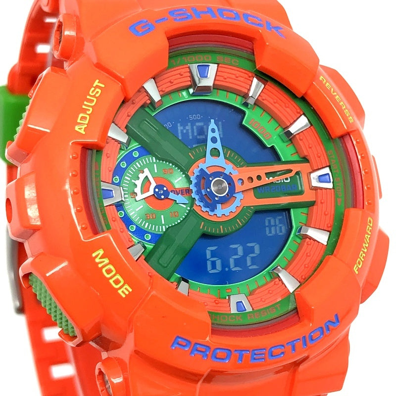 GA-110A-4 ビッグケース ハイパーカラーズ