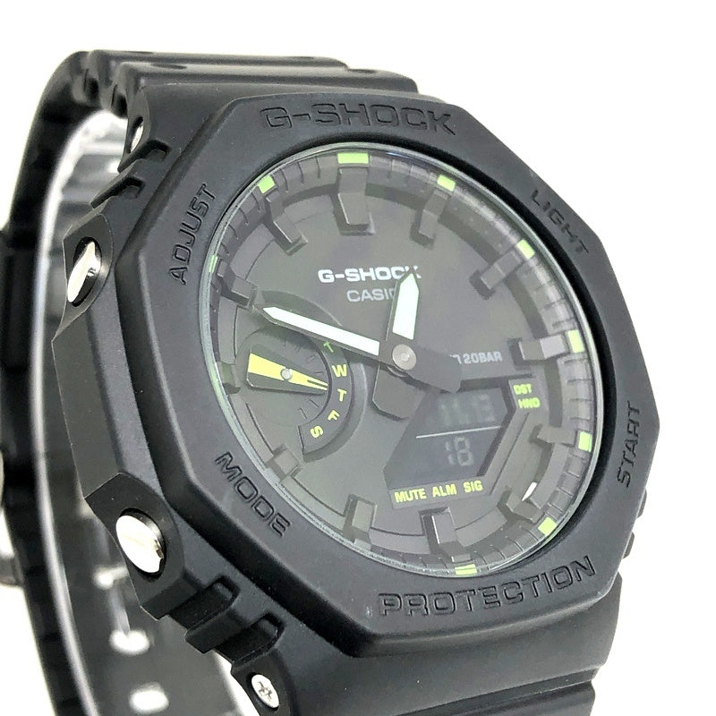 GA-2100-1A3 オクタゴン カシオーク グリーンインデックス