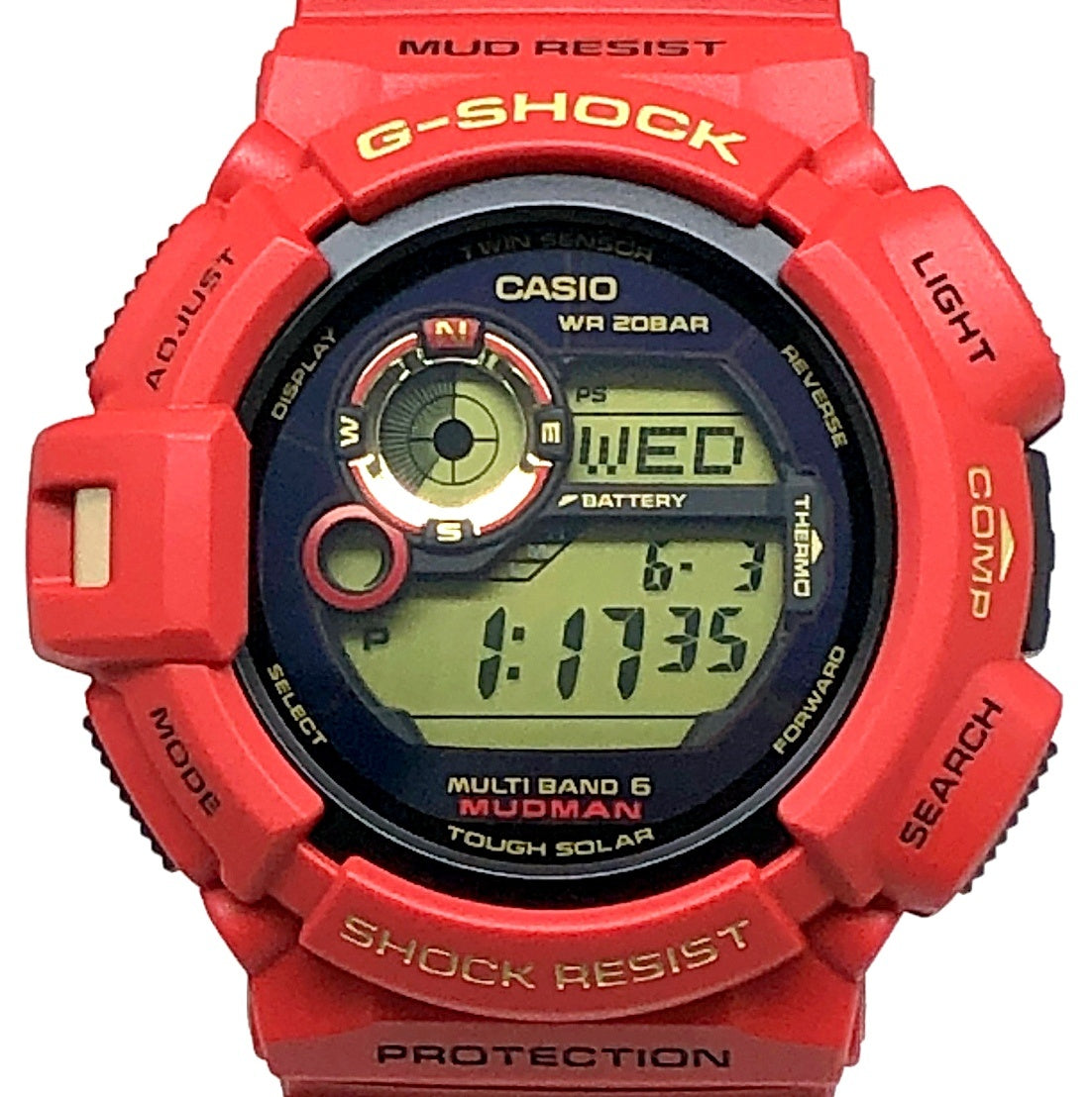GW-9330A-4 Gショック30周年記念 ライジングレッド マッドマン