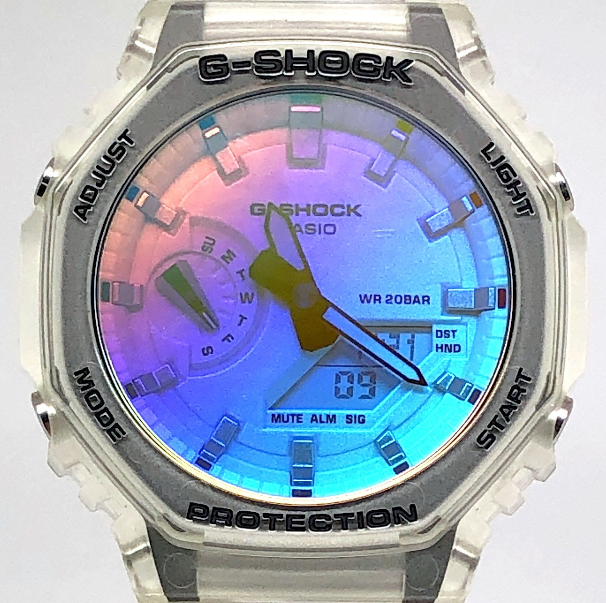 GA-2100SRS-7A イリデセントカラーシリーズ レインボー