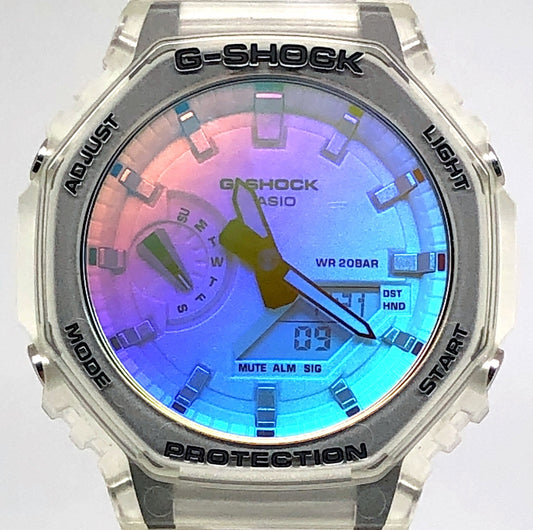 GA-2100SRS-7A イリデセントカラーシリーズ レインボー