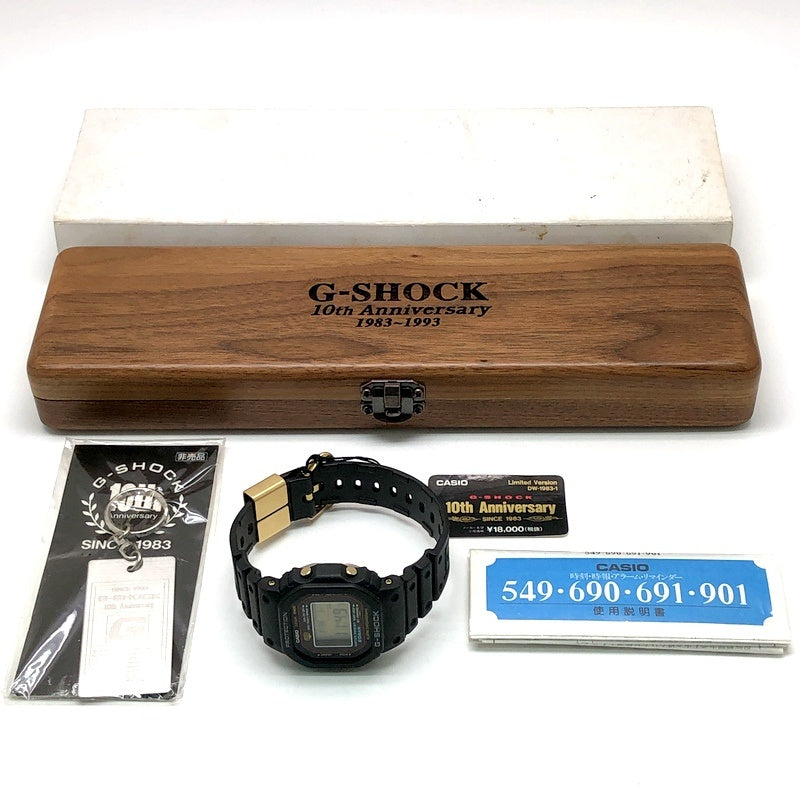 DW-1983-1 Gショック誕生10周年記念 1983本限定モデル – G-BRIDGES