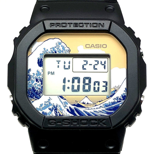 DW-5600KHK24-1 葛飾北斎 富嶽三十六景 神奈川沖浪裏