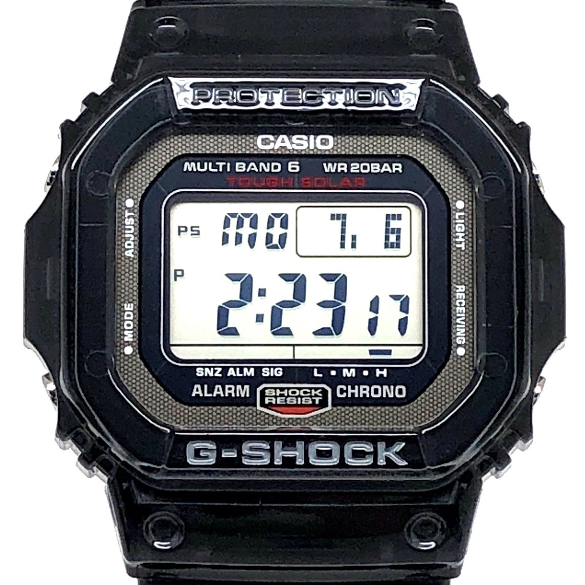 GW-S5600U-1 電波ソーラー搭載 LEDバックライト カーボンファイバー