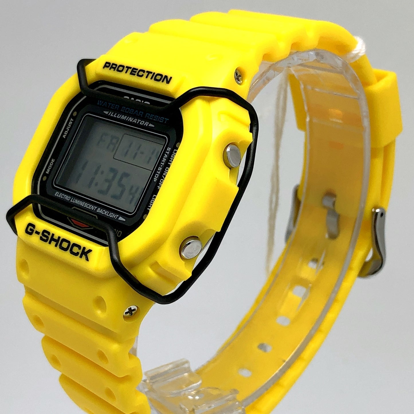 DW-5600P-9 プロテクター搭載 復刻スピード イエロー