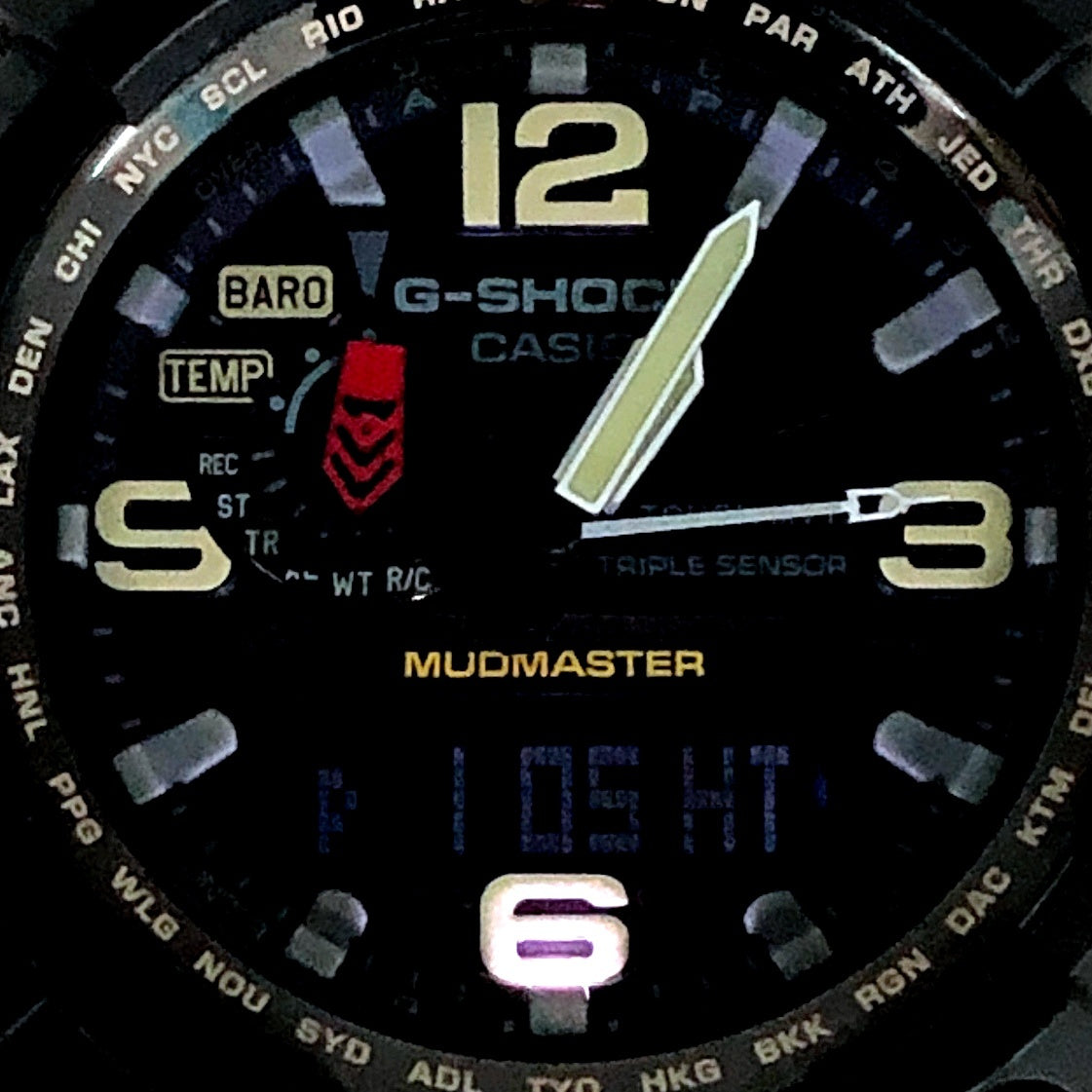 GWG-1000-1A9 マッドマスター トリプルセンサー搭載 ブラック×イエロー