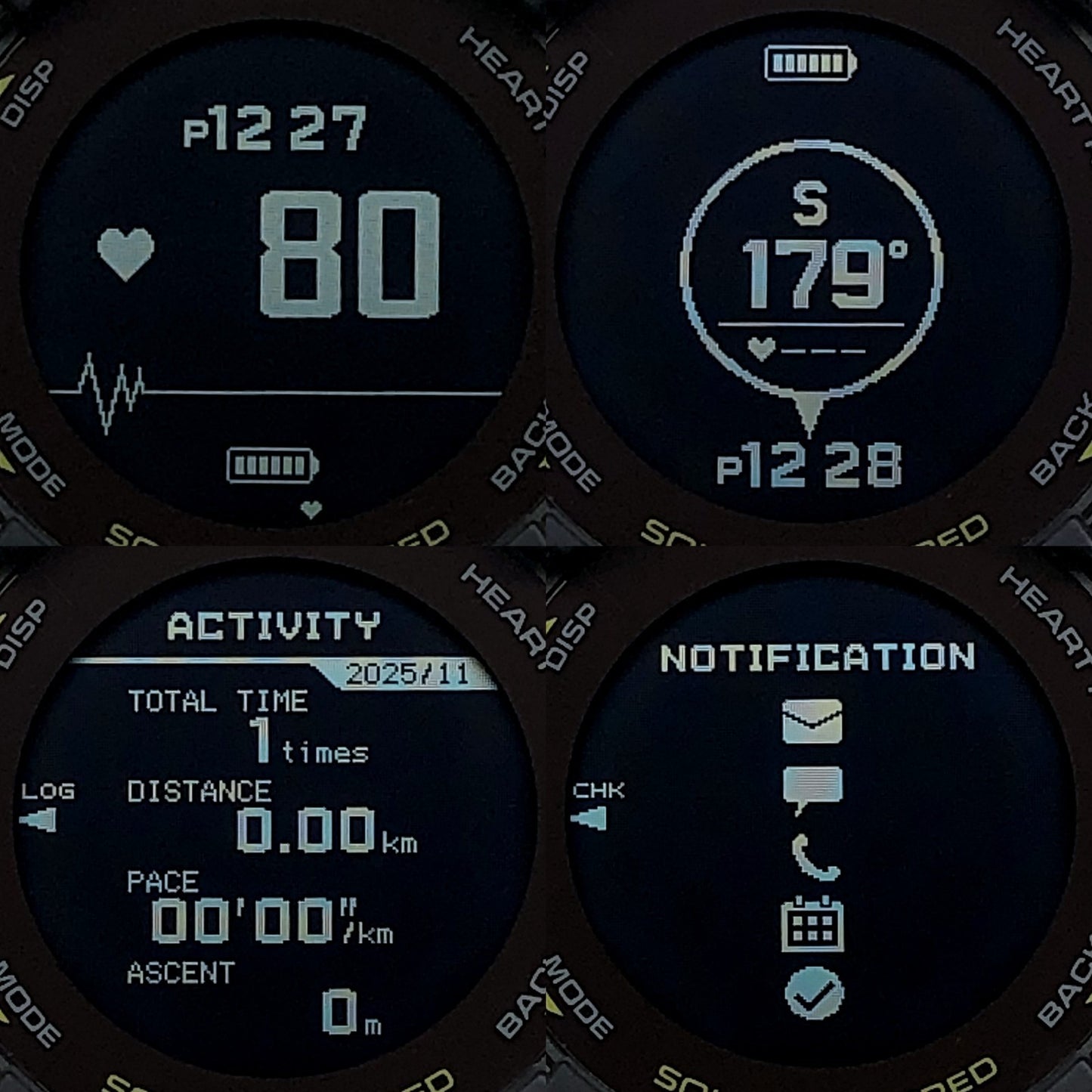 GBD-H1000-1A7 Gスクワッド 心拍計測 GPS機能搭載