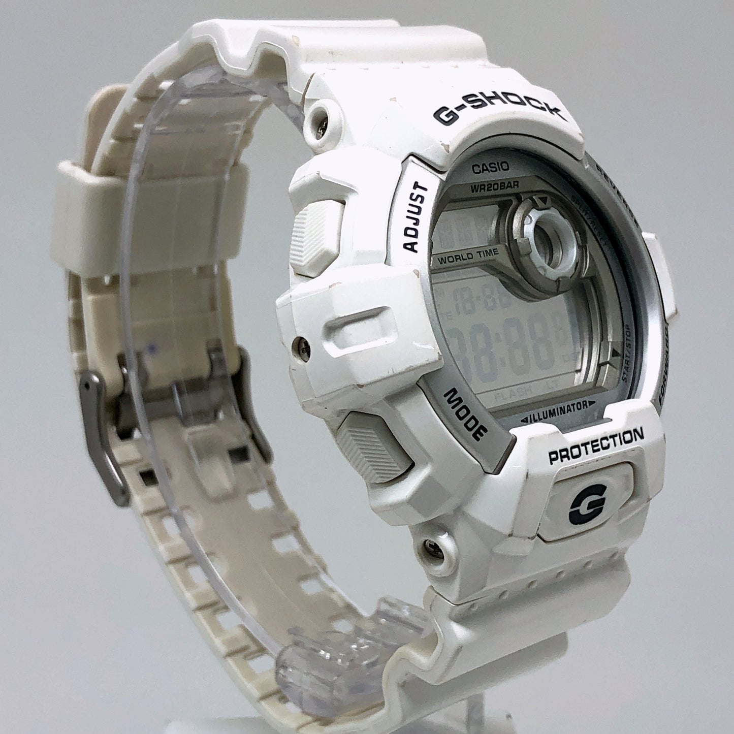 G-8900A-7 ビッグケース 光沢塗装 ホワイト×シルバー