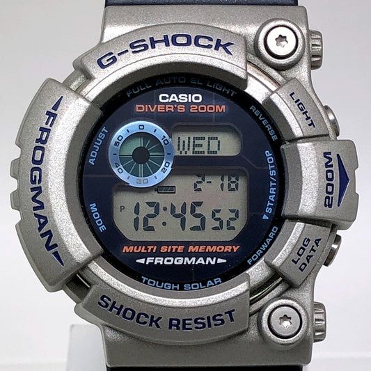 GW-200K-2 イルクジ2001 フロッグマン シルバー×ネイビー