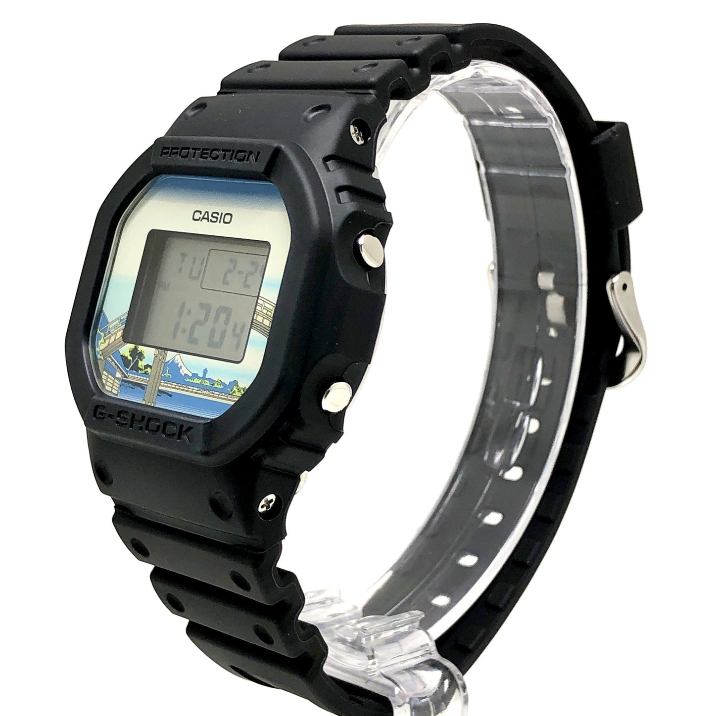 DW-5600KHFM25-1 葛飾北斎 富嶽三十六景 深川万年橋下