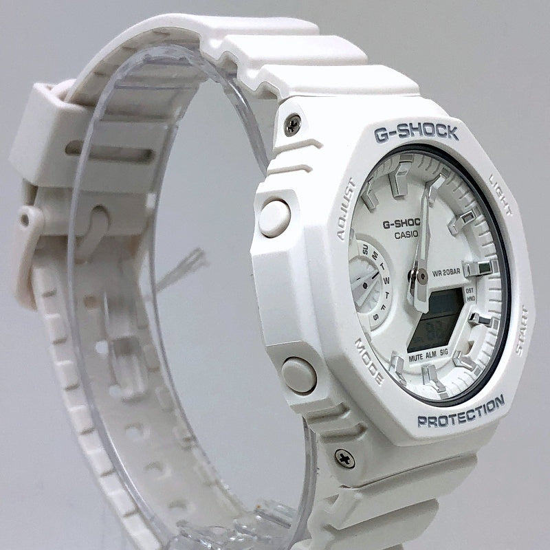 GMA-S2100-7A カシオーク ミッドサイズモデル ホワイト×ホワイト