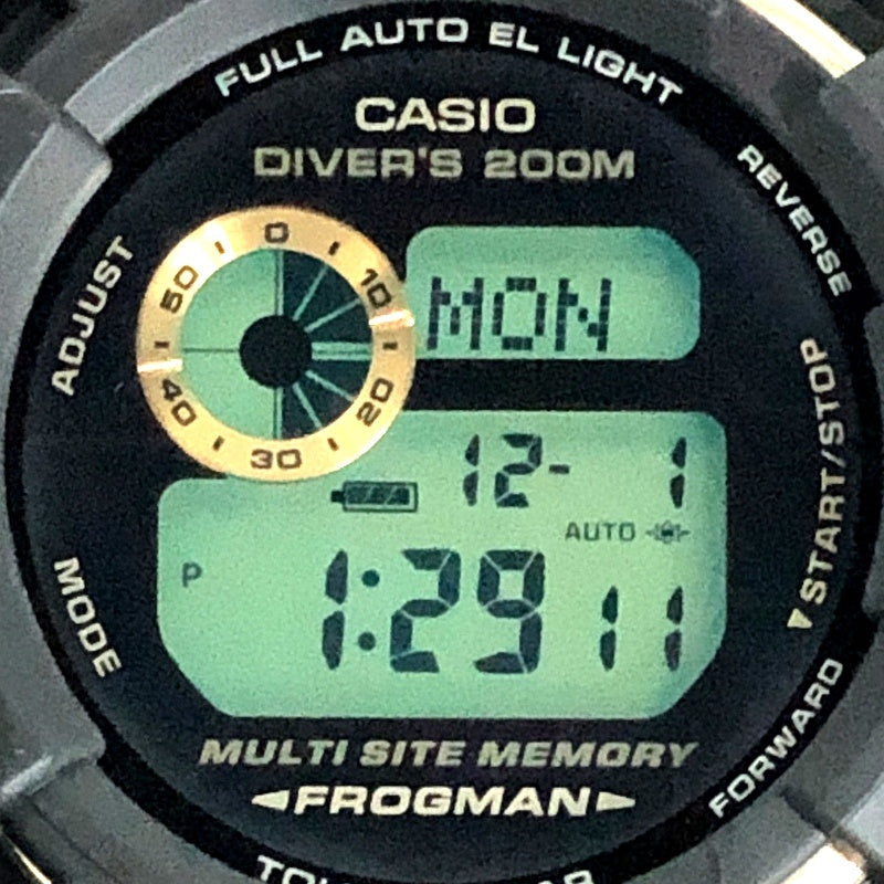 GW-225A-1 Gショック25周年記念 フロッグマン ドーンブラック