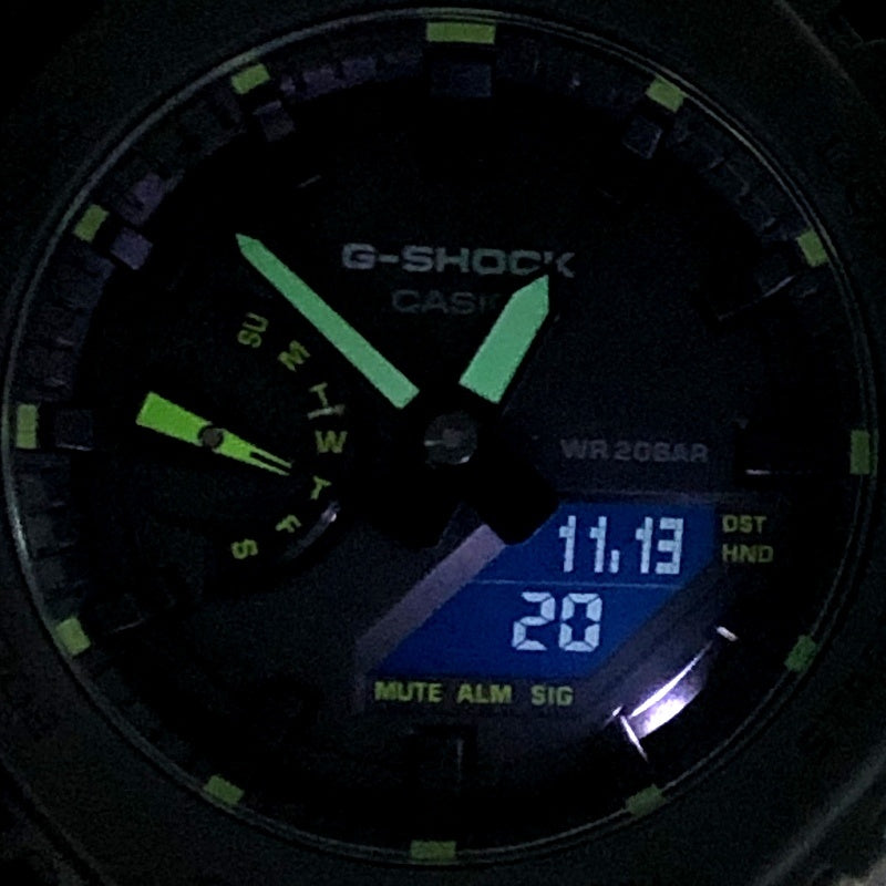 GA-2100-1A3 オクタゴン カシオーク グリーンインデックス