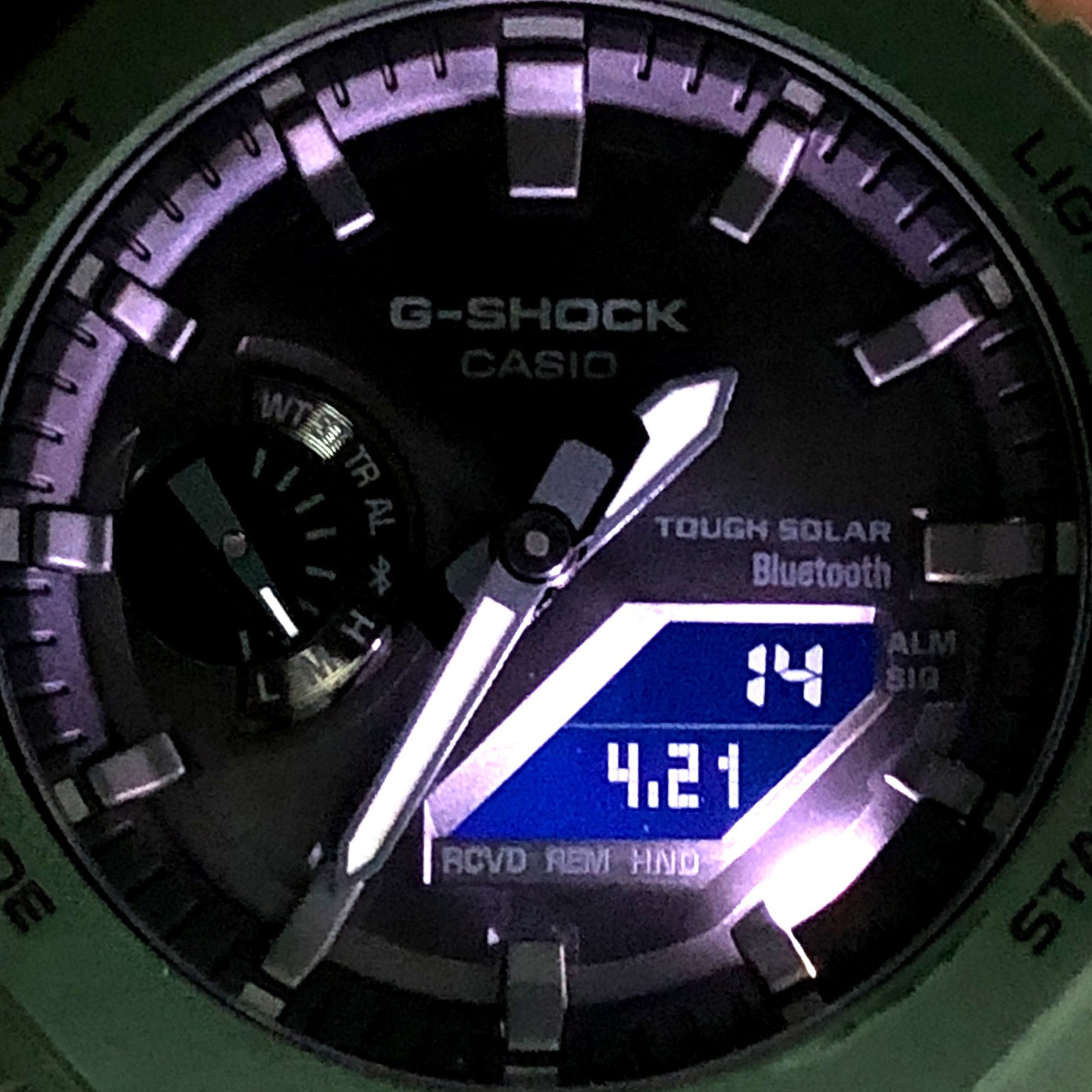 GA-B2100-3A カシオーク タフソーラー Bluetooth搭載