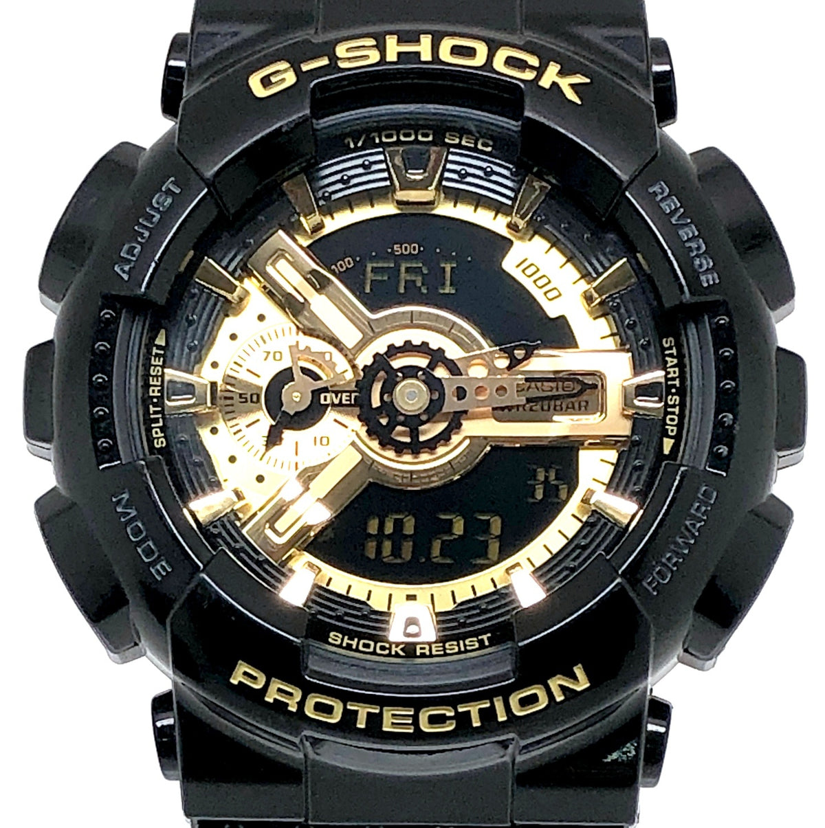 GA-110GB-1A ブラック×ゴールドシリーズ