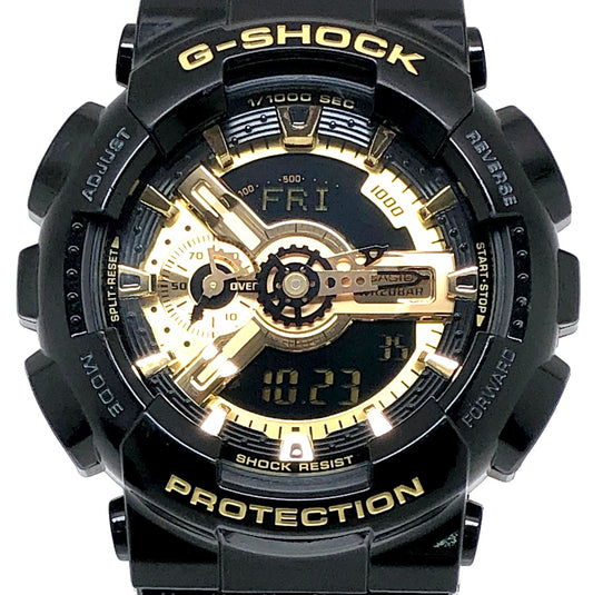 GA-110GB-1A ブラック×ゴールドシリーズ
