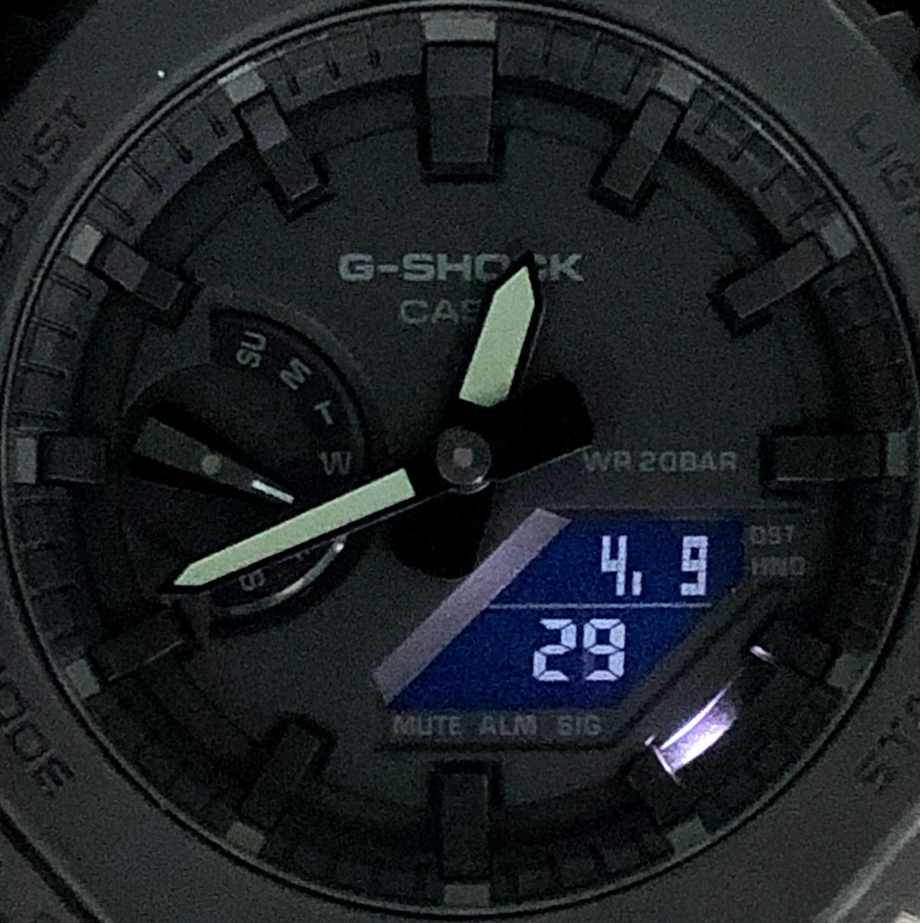 GA-2100-1A1 オクタゴン カシオーク オールブラック