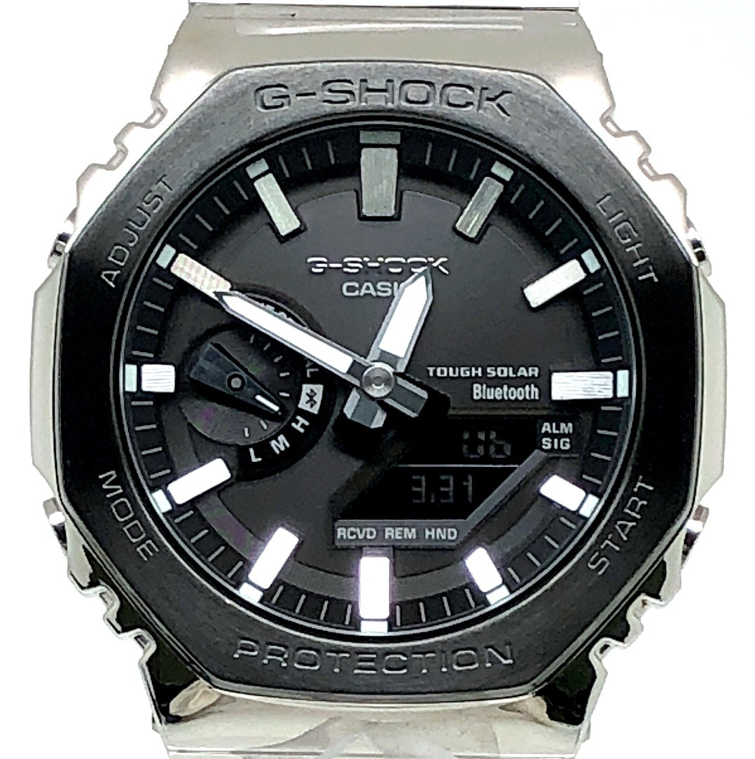 GM-B2100BT-1A フルメタル シルバー ブラックベゼル