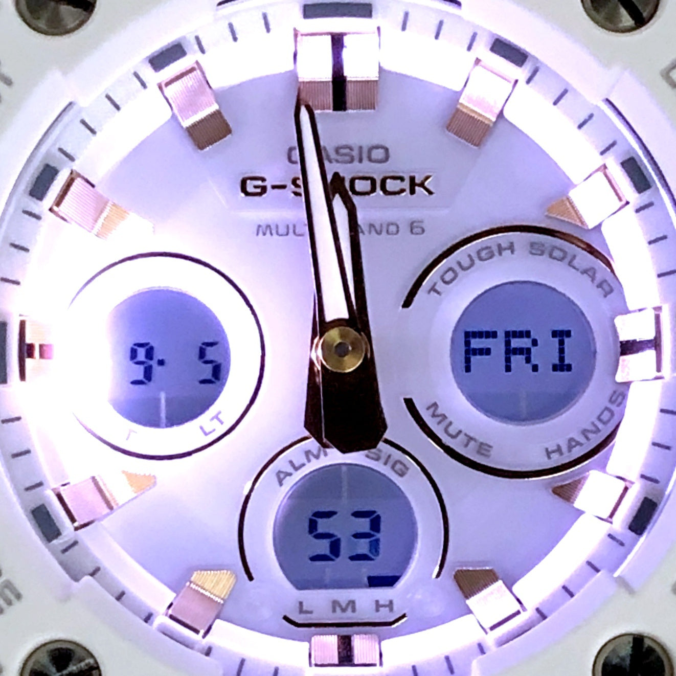 GST-W300-7A Gスチール メタル×樹脂バンド