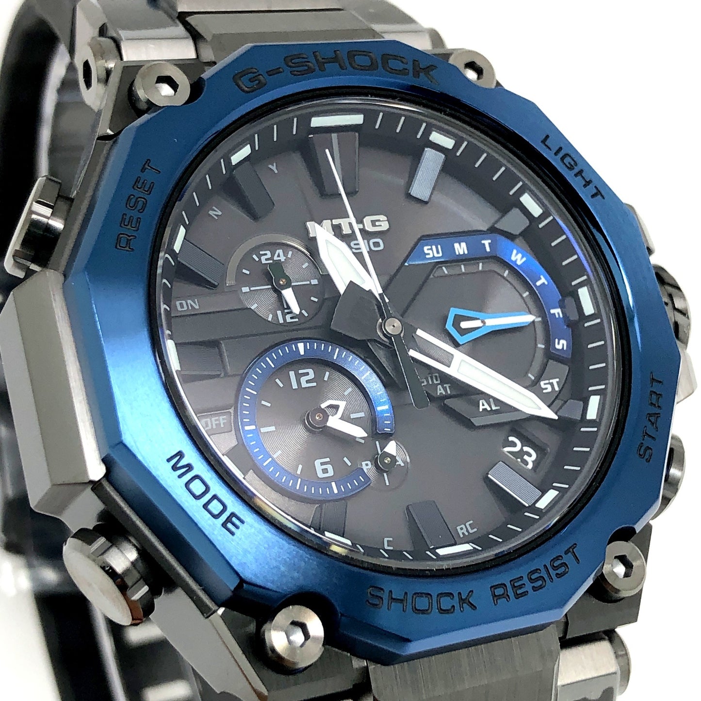 MTG-B2000B-1A2 MT-G ブルーメタル ソフトウレタンバンド